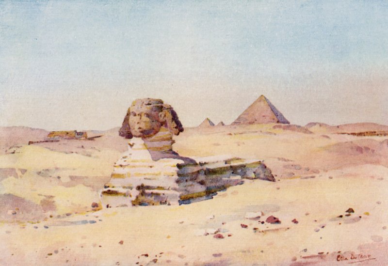 أبو الهول (لون ليثو) بواسطة إيلا دو كين