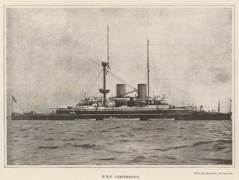 HMS Camperdown بواسطة مصور انجليزى