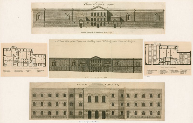 تصميم لسجن Newgate بواسطة مدرسة اللغة الإنجليزية