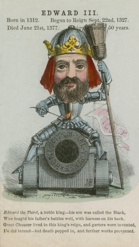 King Edward III (aquatint) بواسطة مدرسة اللغة الإنجليزية