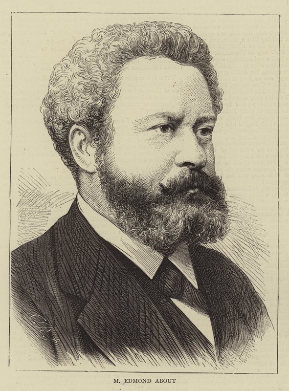 M Edmond About (engraving) بواسطة مدرسة اللغة الإنجليزية