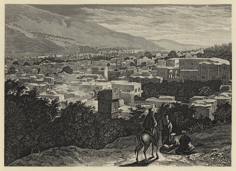 النابلوس (نقش) بواسطة مدرسة اللغة الإنجليزية