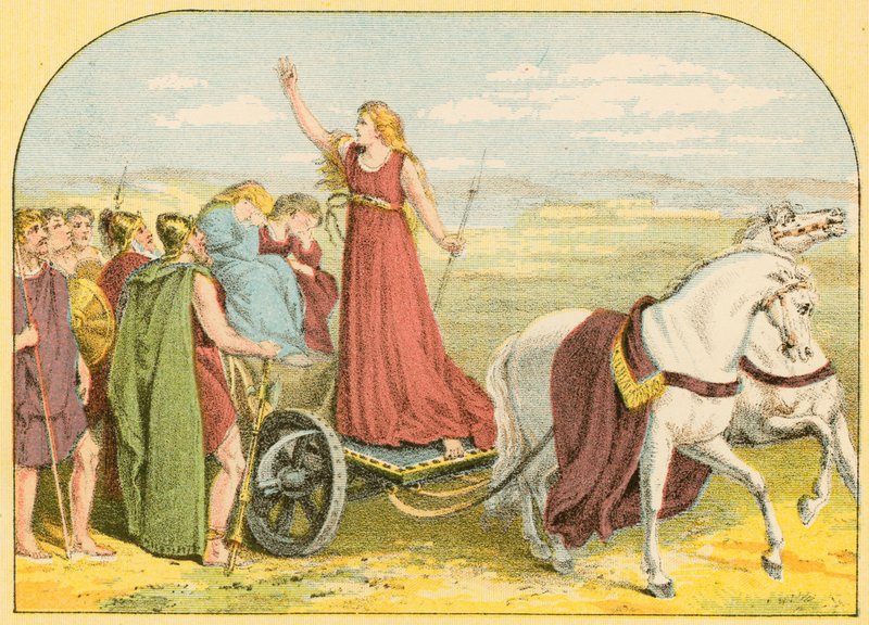 الملكة Boadicea بواسطة مدرسة اللغة الإنجليزية