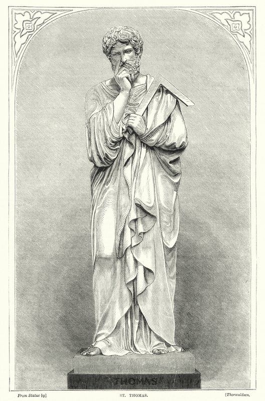 St Thomas (engraving) بواسطة مدرسة اللغة الإنجليزية