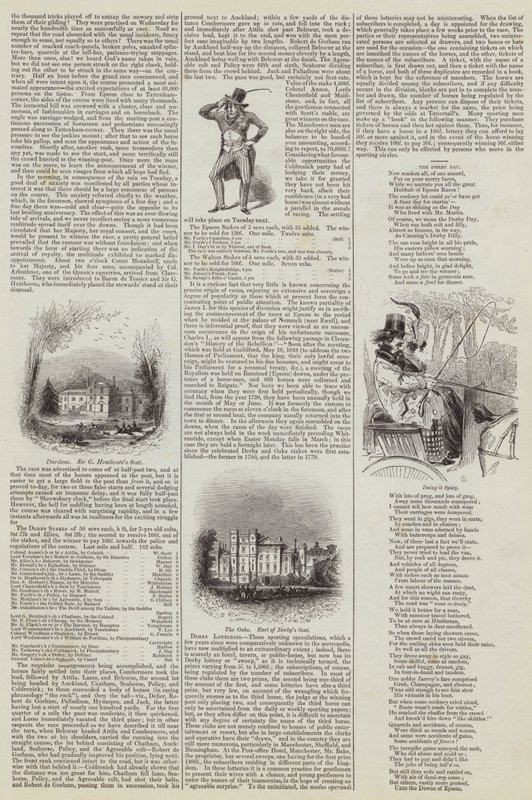 The Derby at Epsom (نقش) بواسطة مدرسة اللغة الإنجليزية