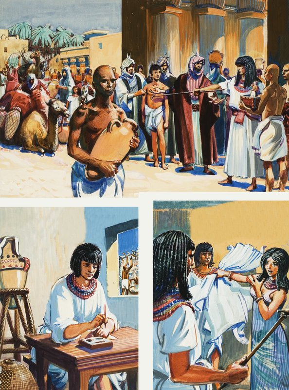 قصة جوزيف بواسطة مدرسة اللغة الإنجليزية