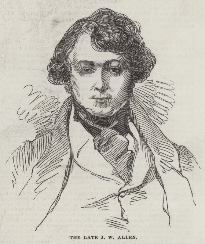 الراحل JW Allen (نقش) بواسطة مدرسة اللغة الإنجليزية