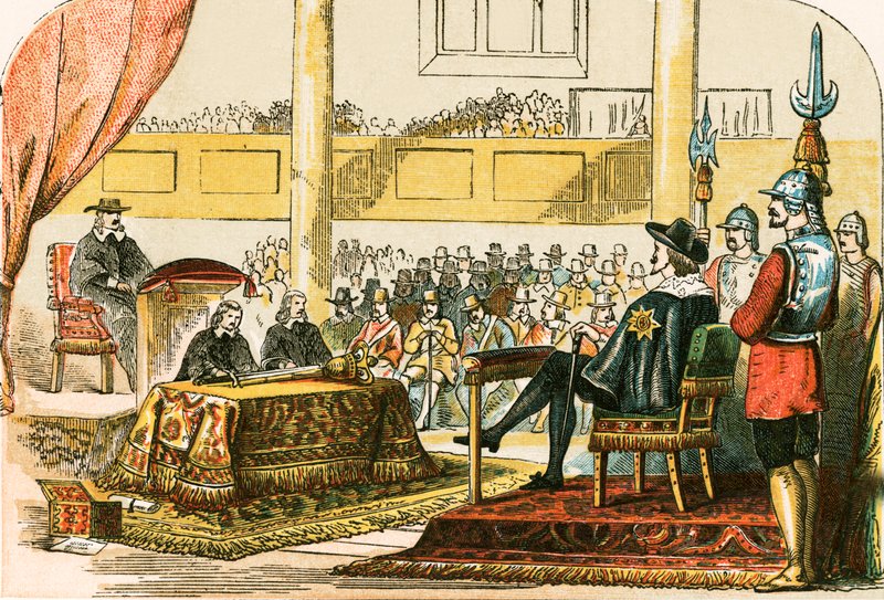 محاكمة تشارلز الأول بواسطة مدرسة اللغة الإنجليزية