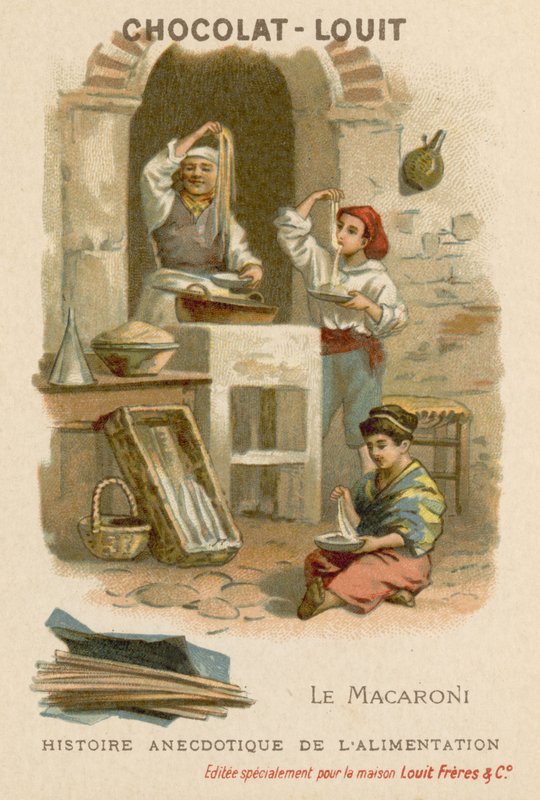 معكرونة بواسطة المدرسة الأوروبية