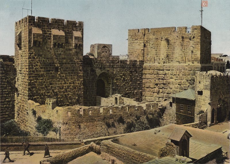 برج داود بواسطة المصور الأوروبي