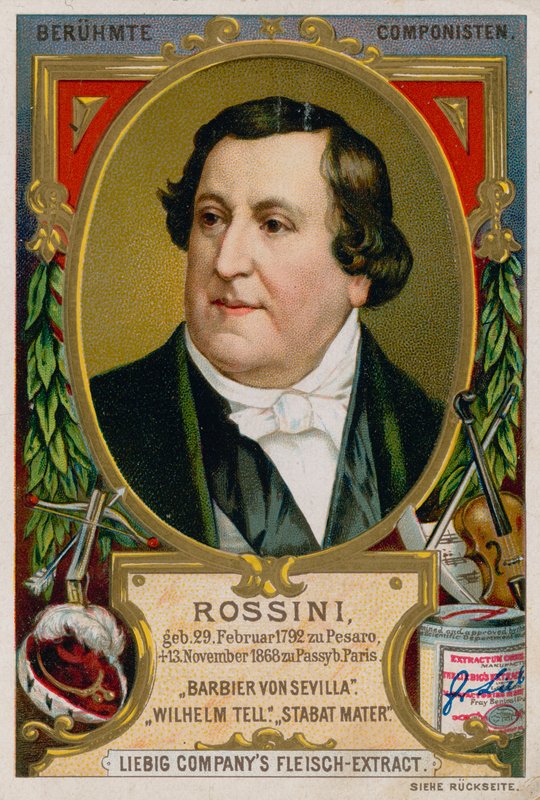 Gioachino Rossini بواسطة المدرسة الأوروبية