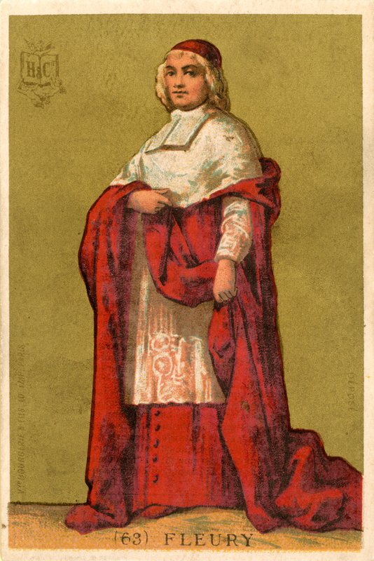 André-Hercule de Fleury بواسطة المدرسة الفرنسية