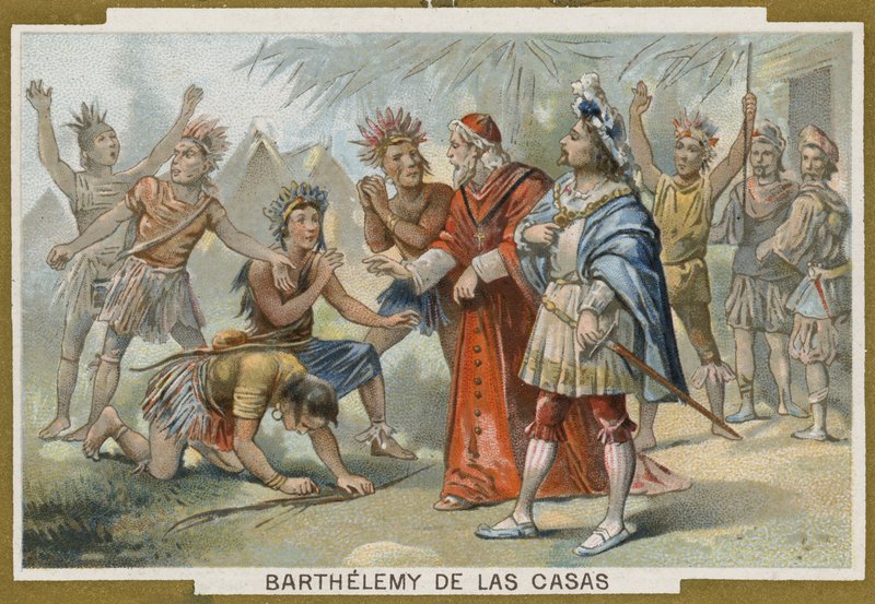 Bartolome de las Casas بواسطة المدرسة الفرنسية