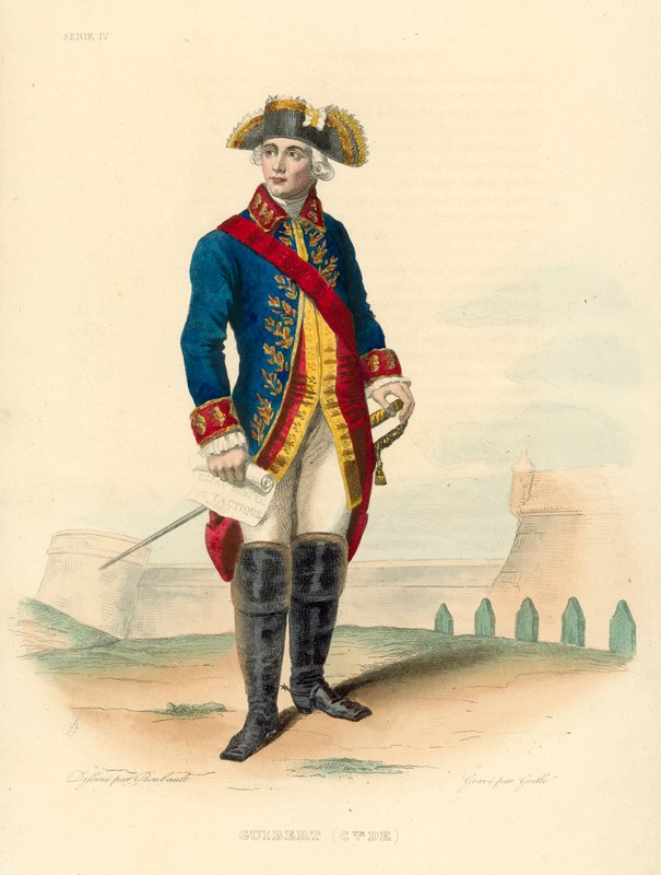 Comte de Guibert (نقش ملون) بواسطة المدرسة الفرنسية