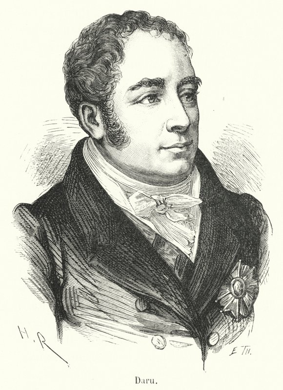Daru (engraving) بواسطة المدرسة الفرنسية