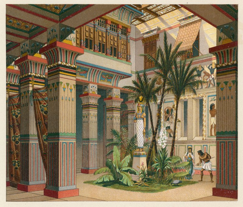 زي مصري بواسطة المدرسة الفرنسية