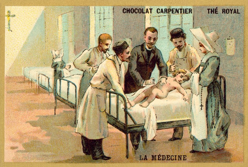 Medicine (chromolitho) بواسطة المدرسة الفرنسية