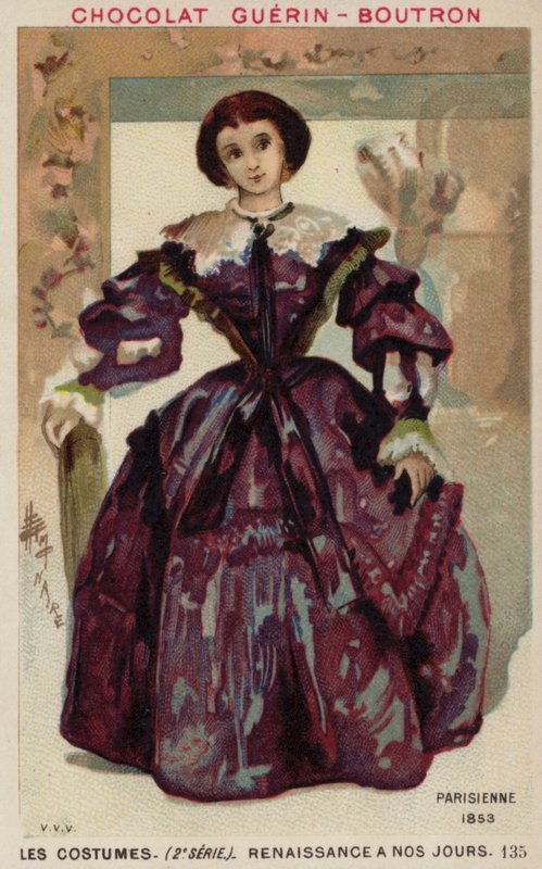 أزياء باريسية ، 1853 بواسطة المدرسة الفرنسية
