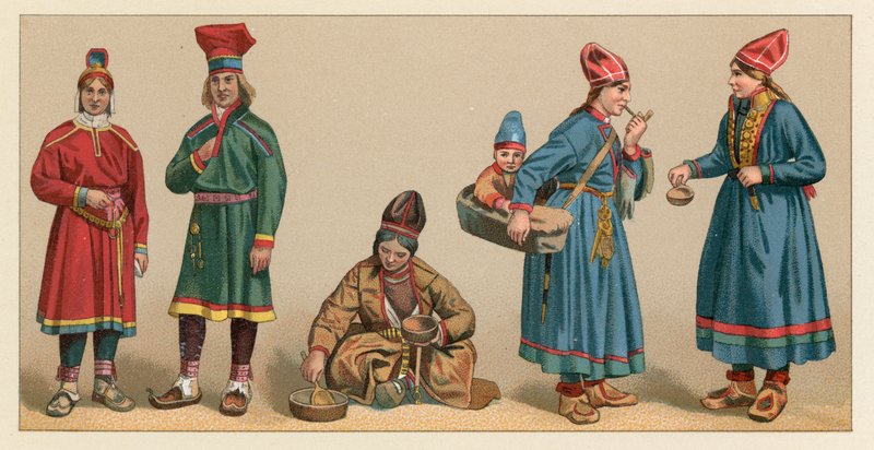 زي السويد بواسطة المدرسة الفرنسية