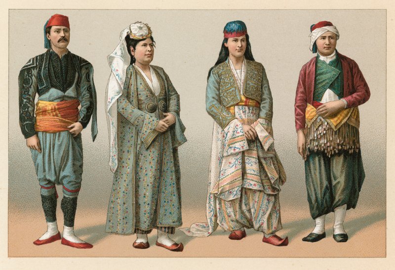 زي تركيا بواسطة المدرسة الفرنسية