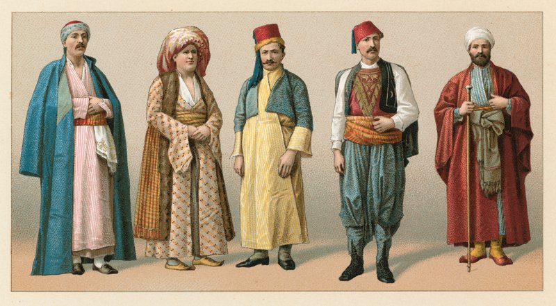 زي تركيا بواسطة المدرسة الفرنسية