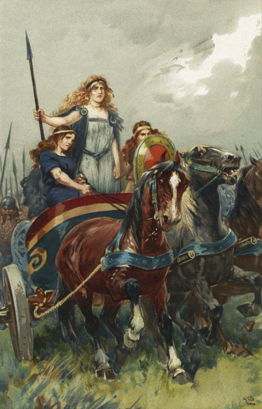 الملكة Boadicea بواسطة جوردون فريدريك براون