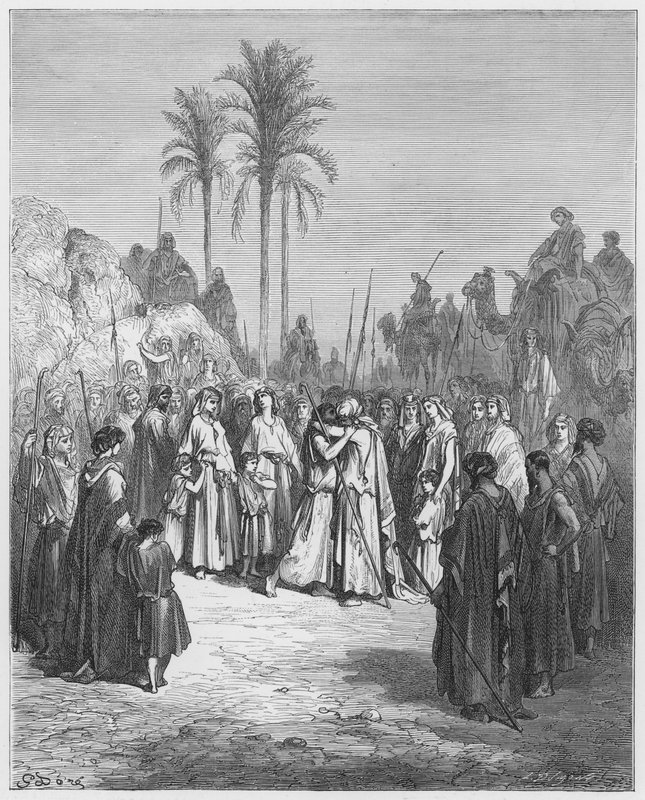 غوستاف دوري الكتاب المقدس: لقاء يعقوب وعيسو بواسطة غوستاف دور