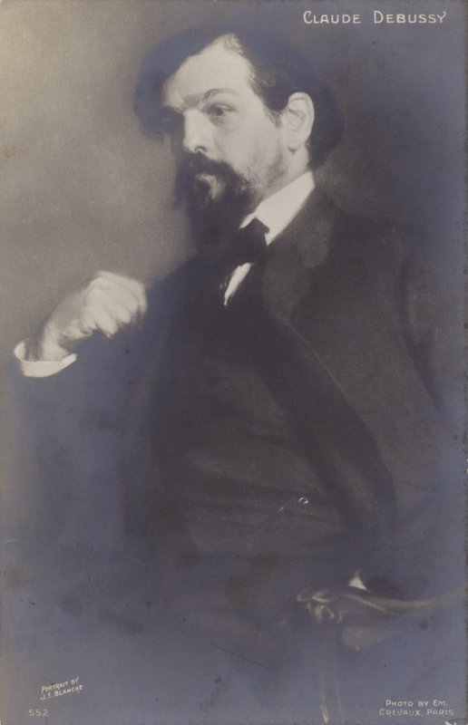كلود ديبوسي ، ملحن فرنسي (1862-1918) بواسطة جاك اميل بلانش