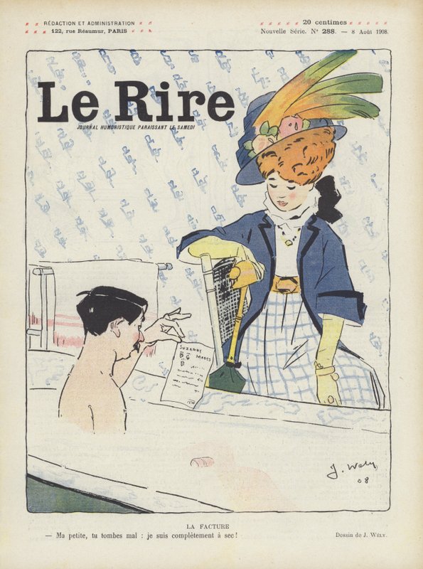 رسم توضيحي لـ Le Rire بواسطة جاك ويلي