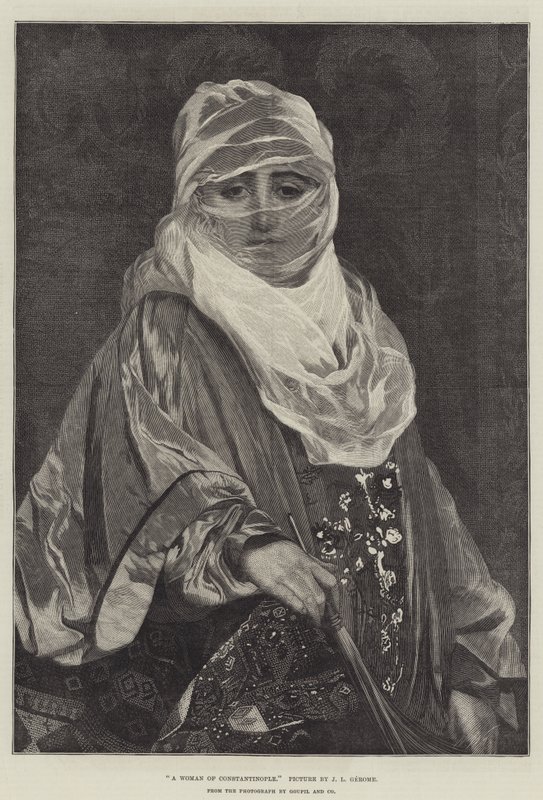 امرأة القسطنطينية بواسطة جان ليون جيروم