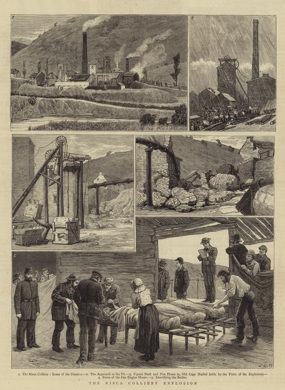 انفجار Risca Colliery بواسطة جون تشارلز دولمان