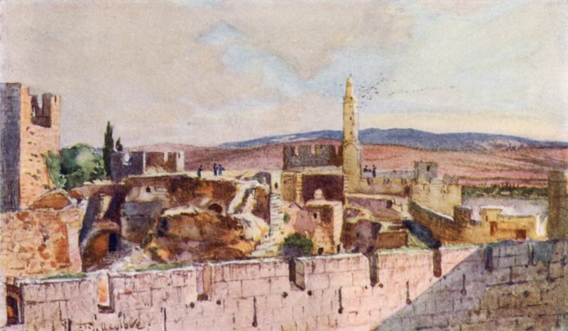 جزء من قلعة القدس بواسطة جون فوليلوف