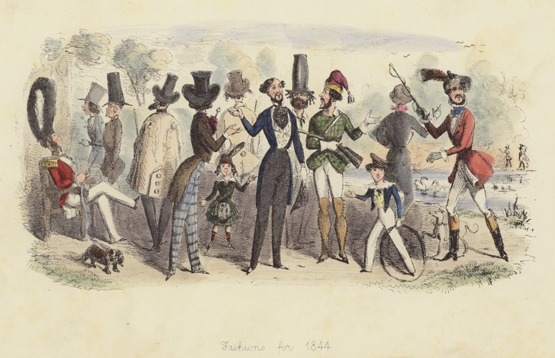 أزياء لعام 1844 بواسطة جون ليتش