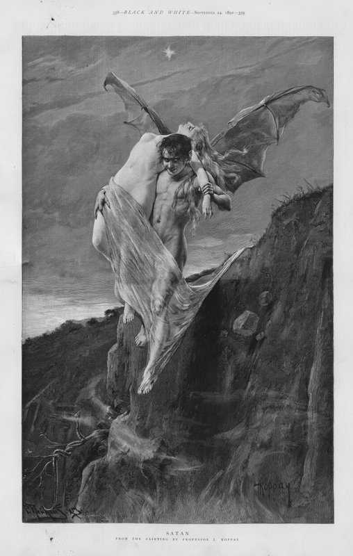Satan (litho) بواسطة جوزي أرباد كوباي