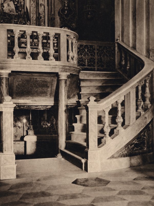 مغارة ارميا (b / w photo) بواسطة كارل جروبر