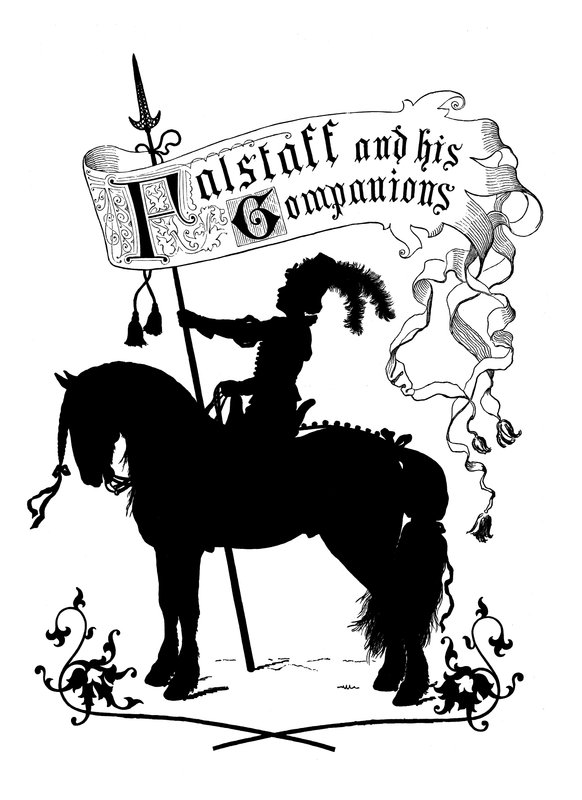 صورة من Falstaff ورفاقه بواسطة بول كونيوكا