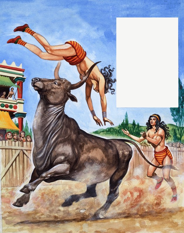 The Bull-Ring للملك مينوس بواسطة بيتر جاكسون