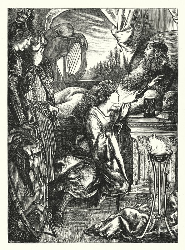 The Dying Viking (نقش) بواسطة توماس مورتن