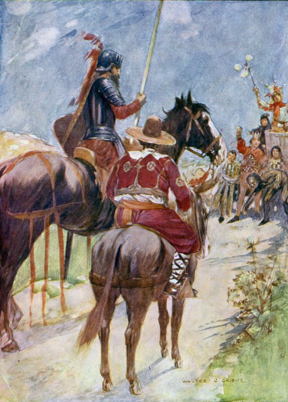رسم توضيحي لدون كيشوت بواسطة والتر جريف