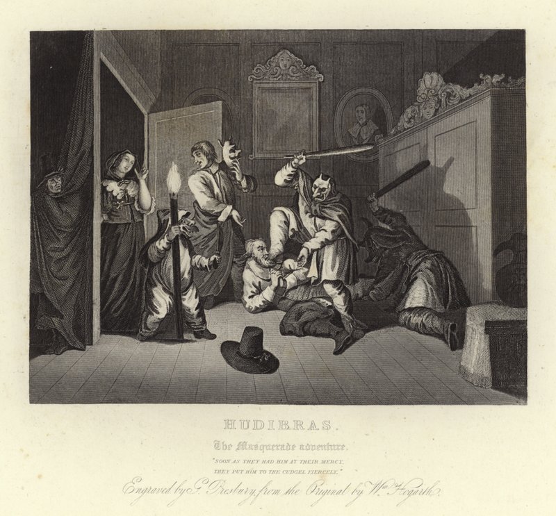 Hudibras صموئيل بتلر بواسطة وليام هوغارث